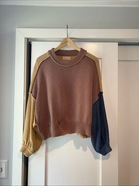 Urban outfitters multi color cotton sweater
